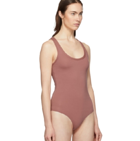 NWT Rag And Bone Pink The Tank Bodysuit in Plerose - Picture 4 of 7
